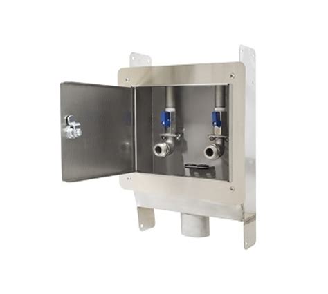 stainless steel recessed dialysis box